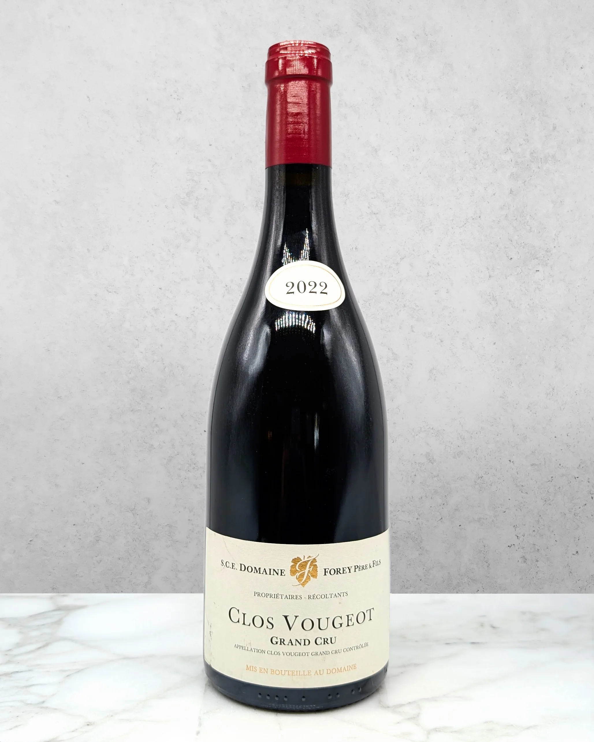 Domaine Forey, Pinot Noir, Clos Vougeot Grand Cru, Côte de Nuits, Burgundy, France 2022