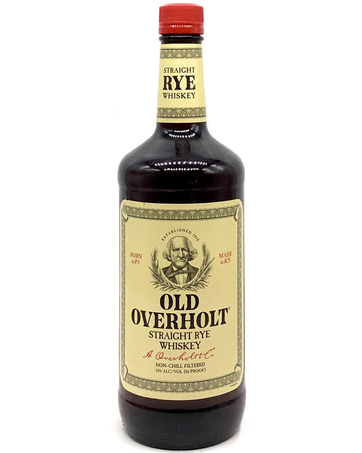 Old Overholt 4 Year Straight Rye Whiskey 1L