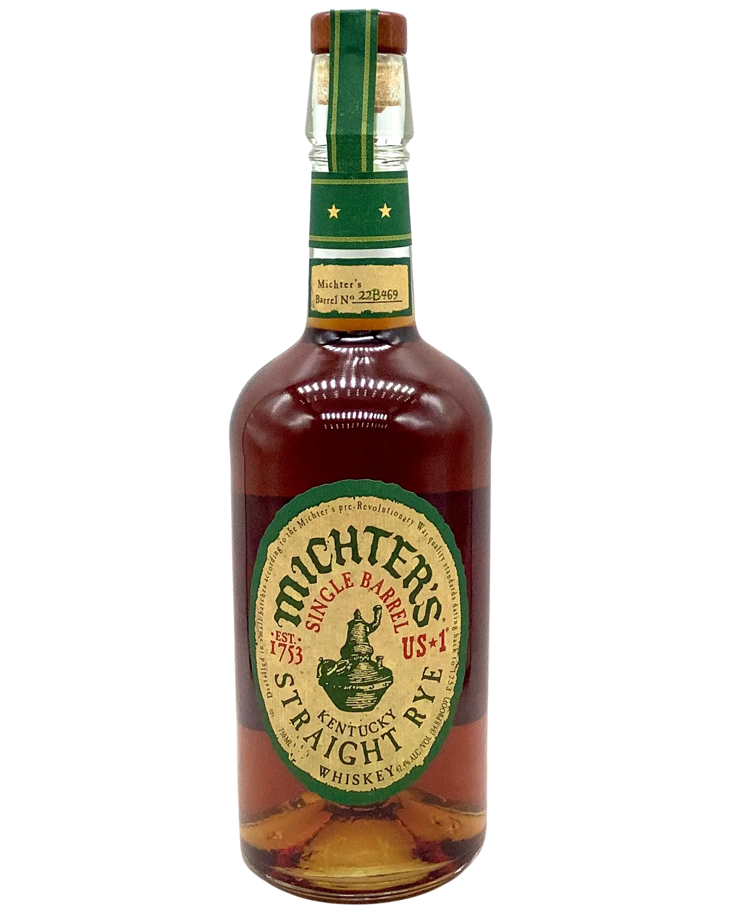 Michter's US*1 Single Barrel Kentucky Straight Rye Whiskey 750ml