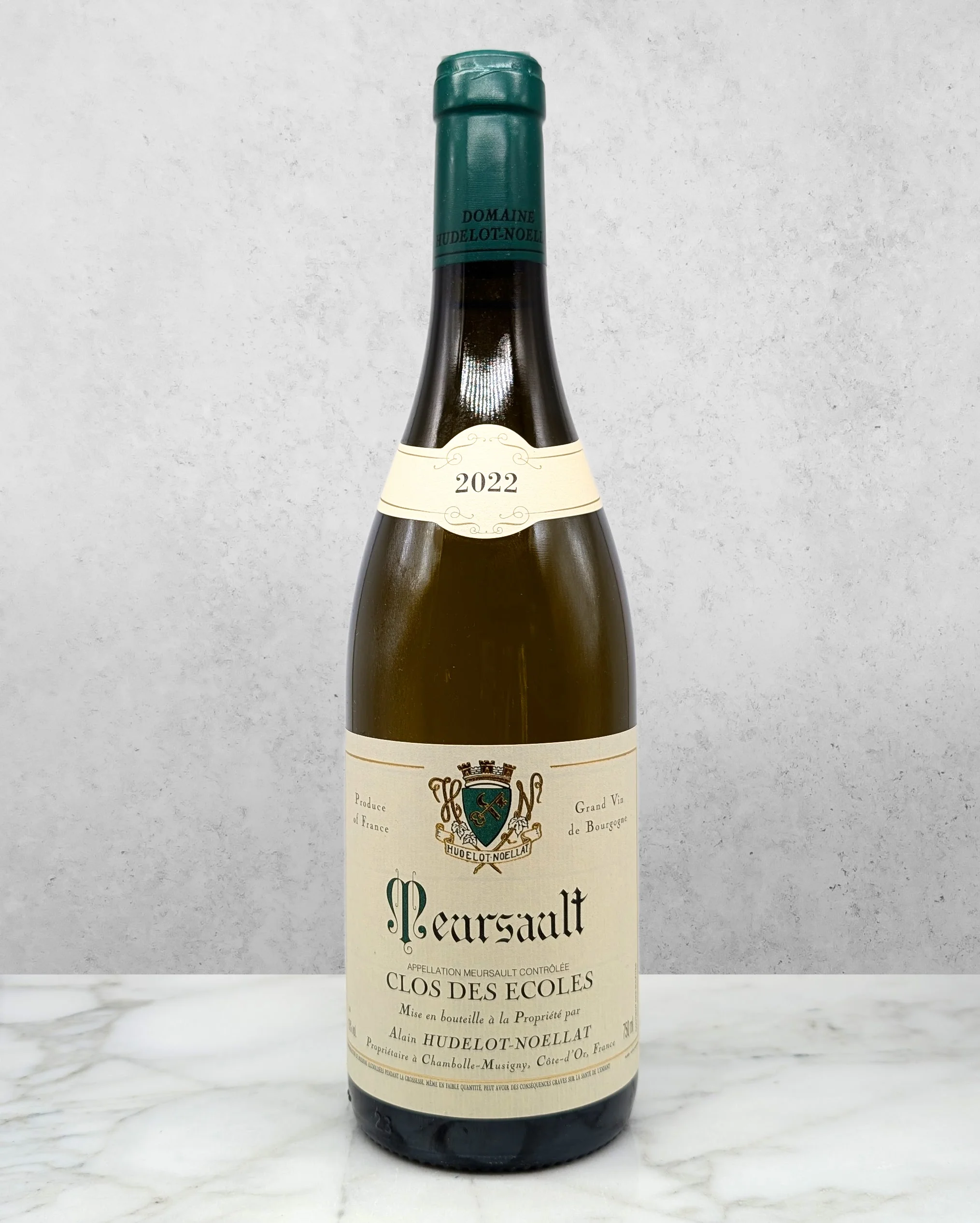 Alain Hudelot-Noellat, Chardonnay, Meursault Clos des Ecoles, Côte de Beaune, France 2022
