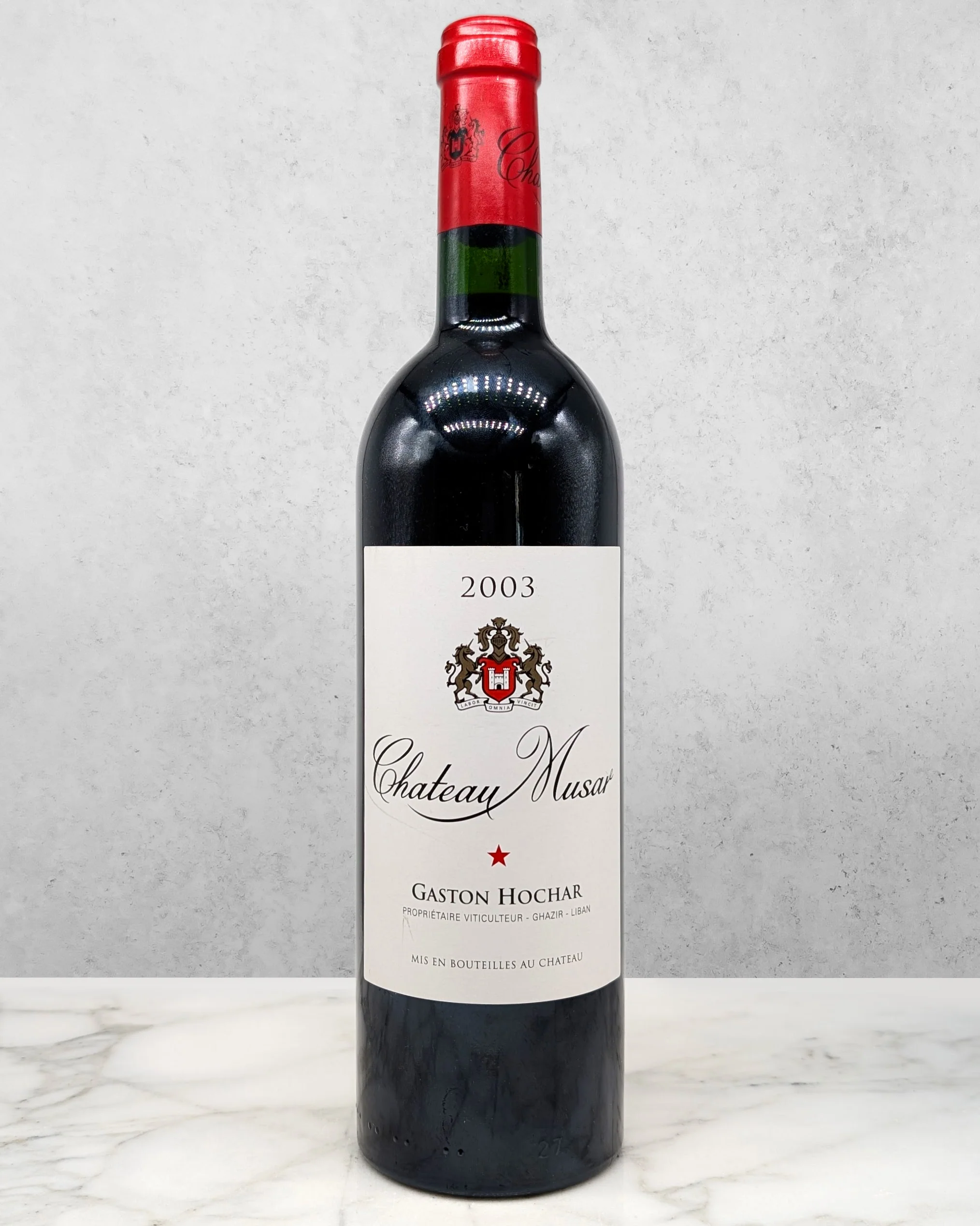 Chateau Musar Red, Cabernet Sauvignon/Carignan/Cinsault, Bekaa Valley, Lebanon 2003