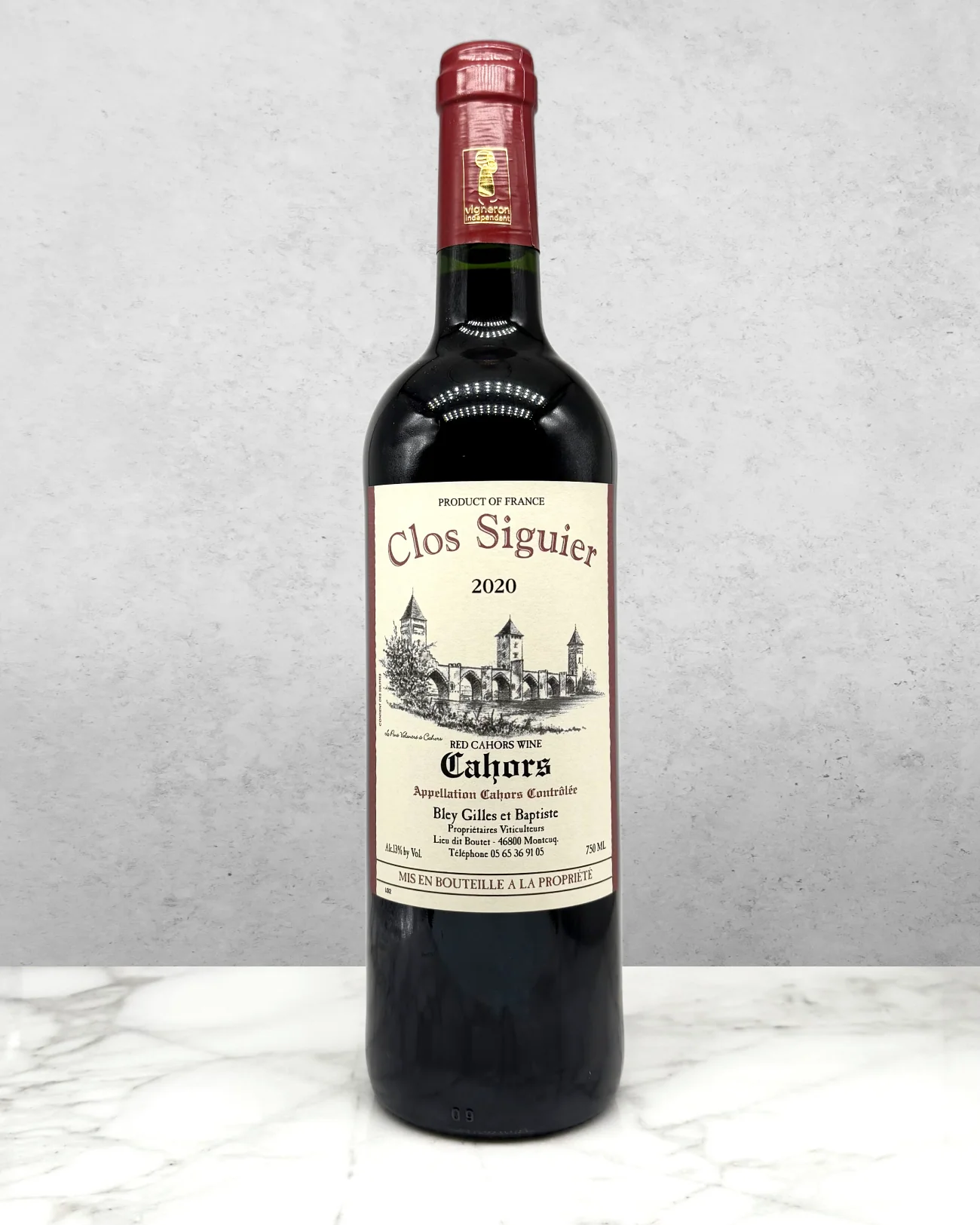 Clos Siguier, Malbec & Tannat, Cahors AOC, France 2020