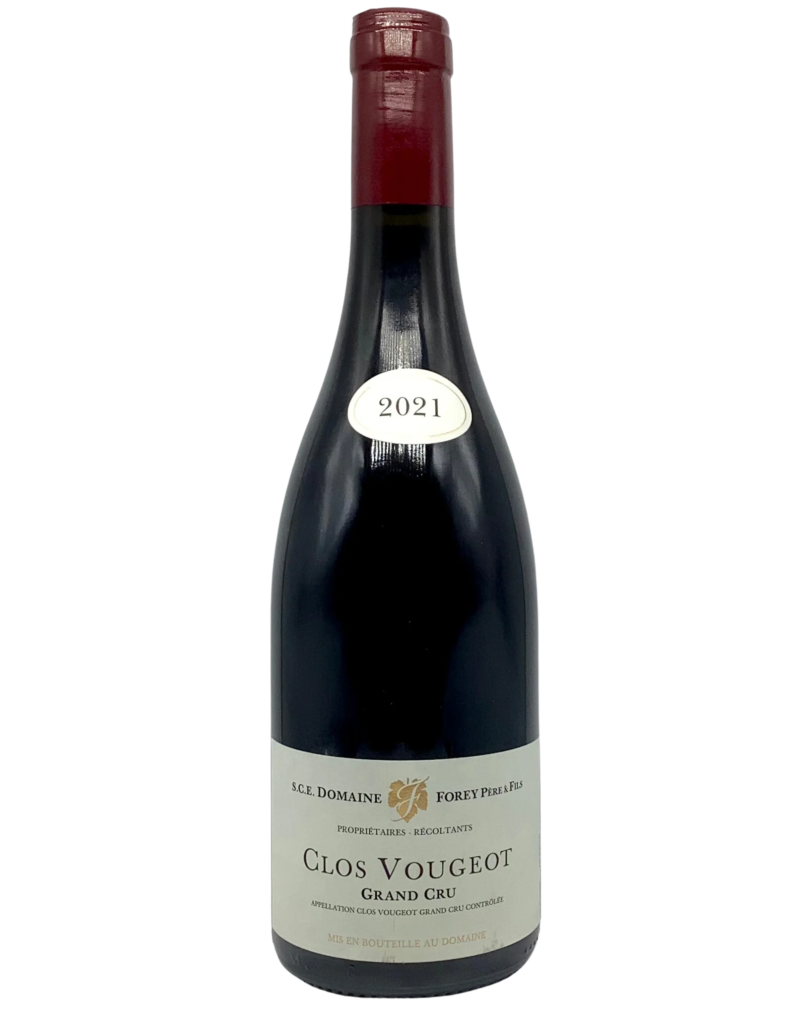 Domaine Forey, Pinot Noir, Clos Vougeot Grand Cru, Côte de Nuits, Burgundy, France 2021