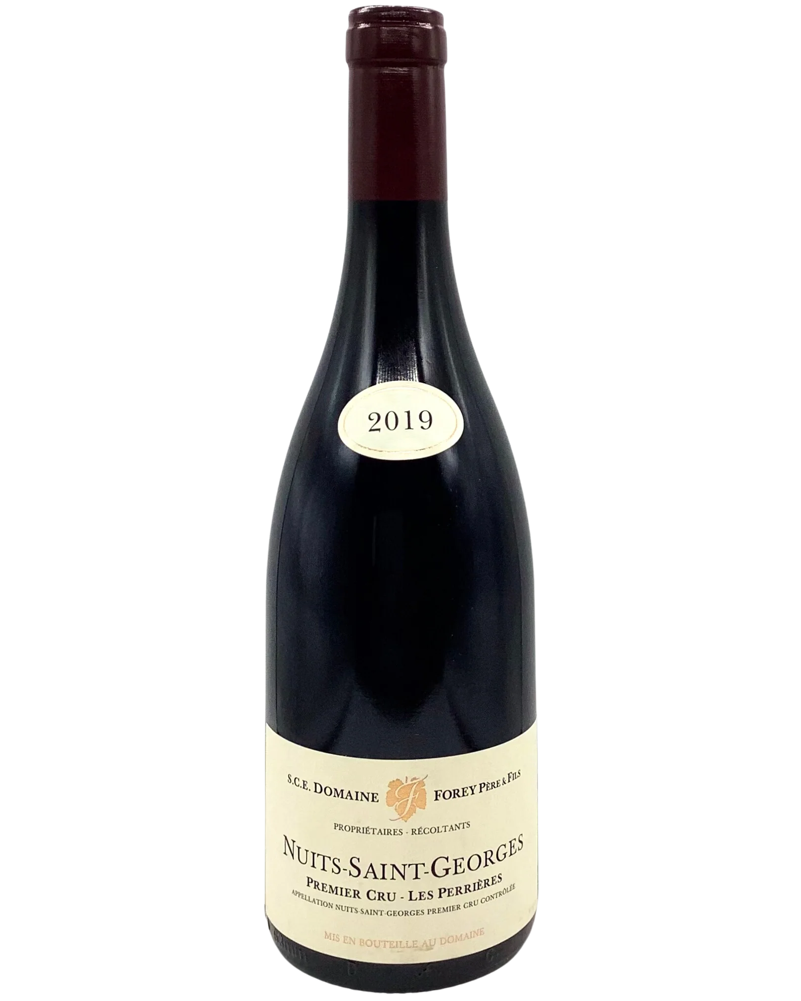 Domaine Forey, Pinot Noir, Nuits-Saint-Georges 1er Cru "Les Perrières" Côte de Nuits, Burgundy, France 2019
