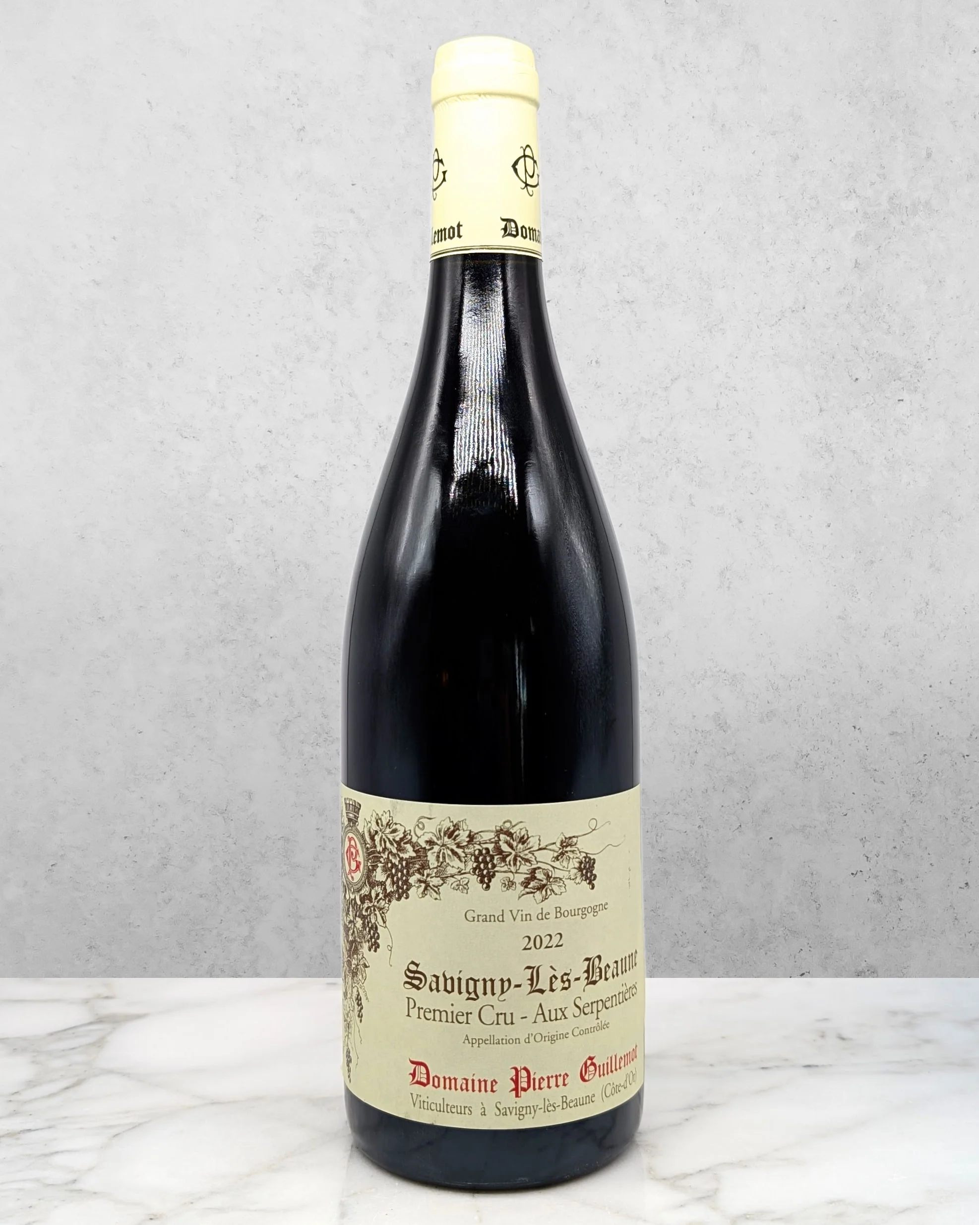 Domaine Pierre Guillemot, Pinot Noir, Savigny-lès-Beaune 1er Cru Aux Serpentières, Côte de Beaune, France 2022