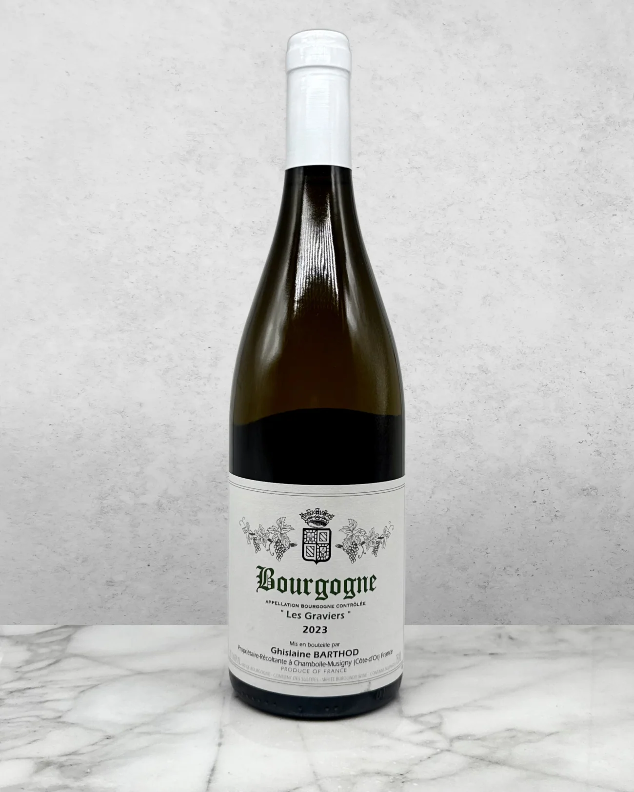 Ghislaine Barthod, Chardonnay, Bourgogne Blanc "Les Graviers" Côte de Nuits, Burgundy, France 2023