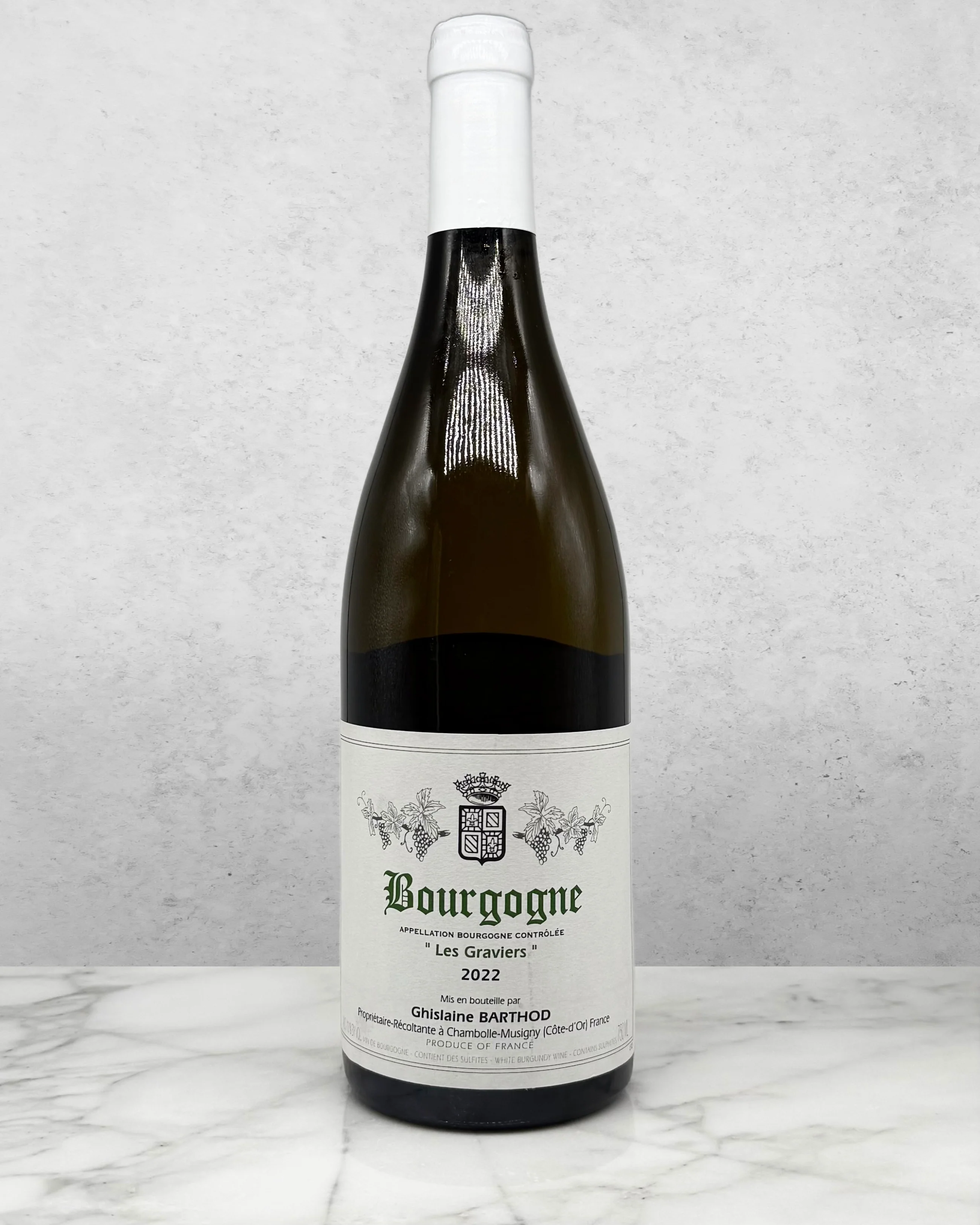 Ghislaine Barthod, Chardonnay, Bourgogne Blanc "Les Graviers" Côte de Nuits, Burgundy, France 2022