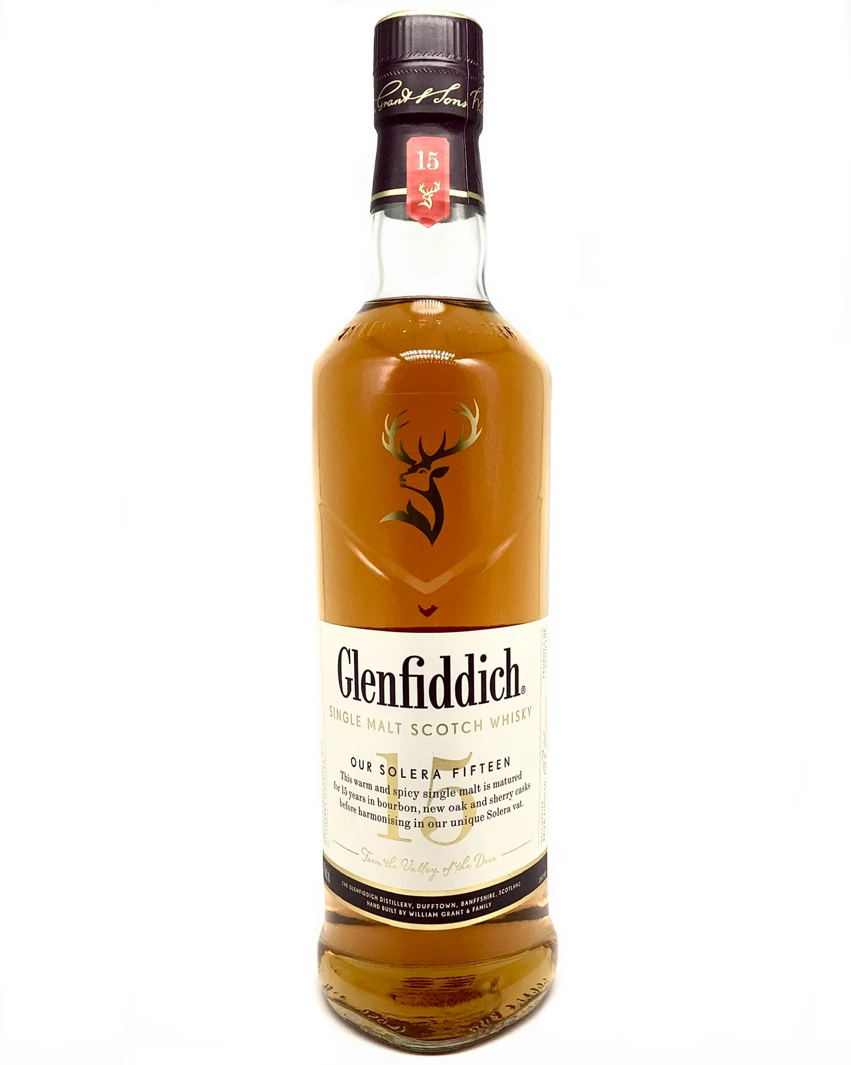 Glenfiddich 15 Year Solera Single Malt Scotch Whisky 750ml