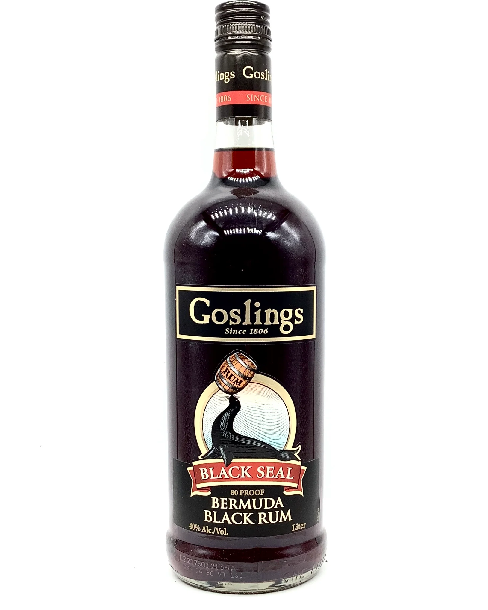 Goslings "Black Seal" Bermuda Black Rum 1L