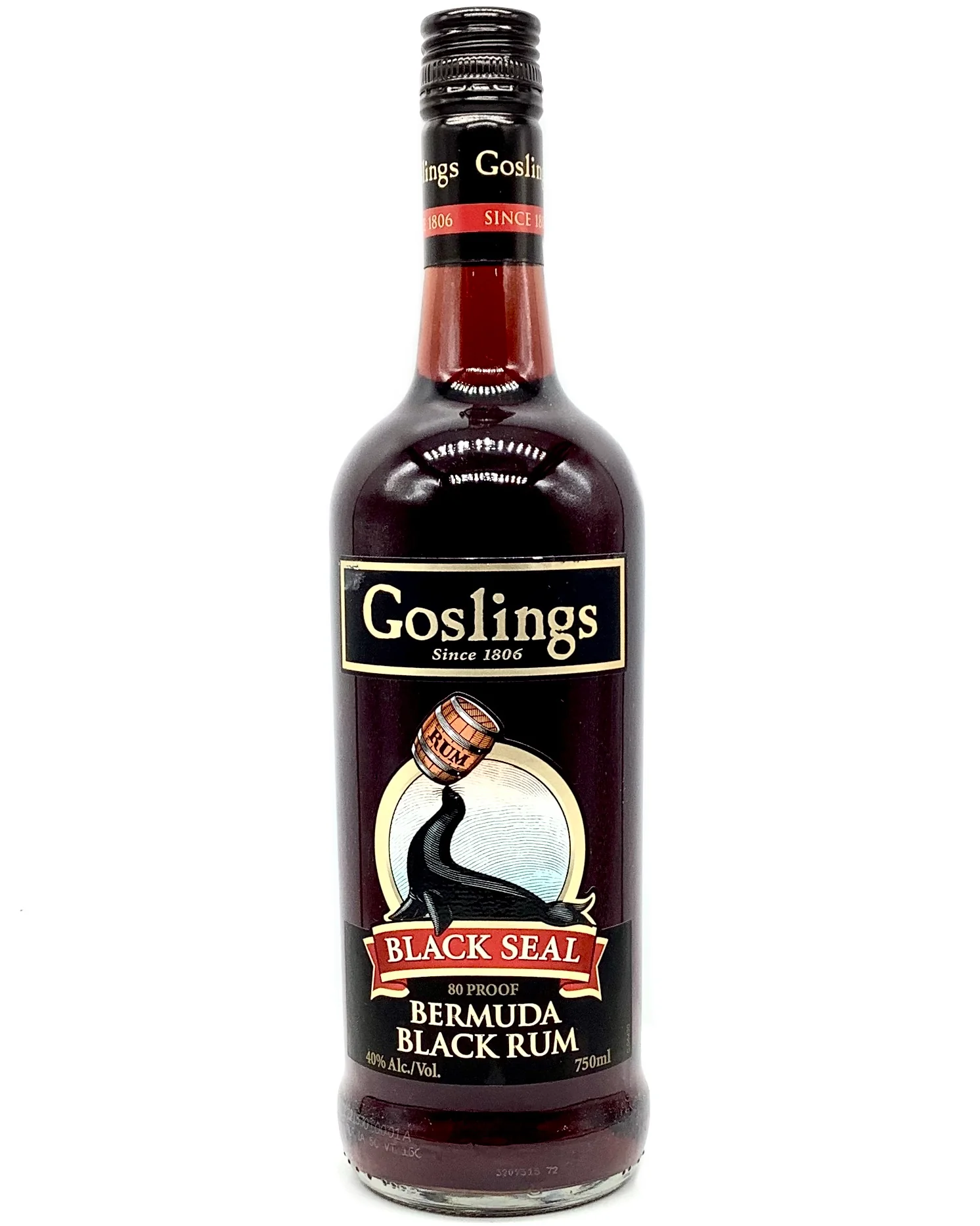 Goslings "Black Seal" Bermuda Black Rum 750ml