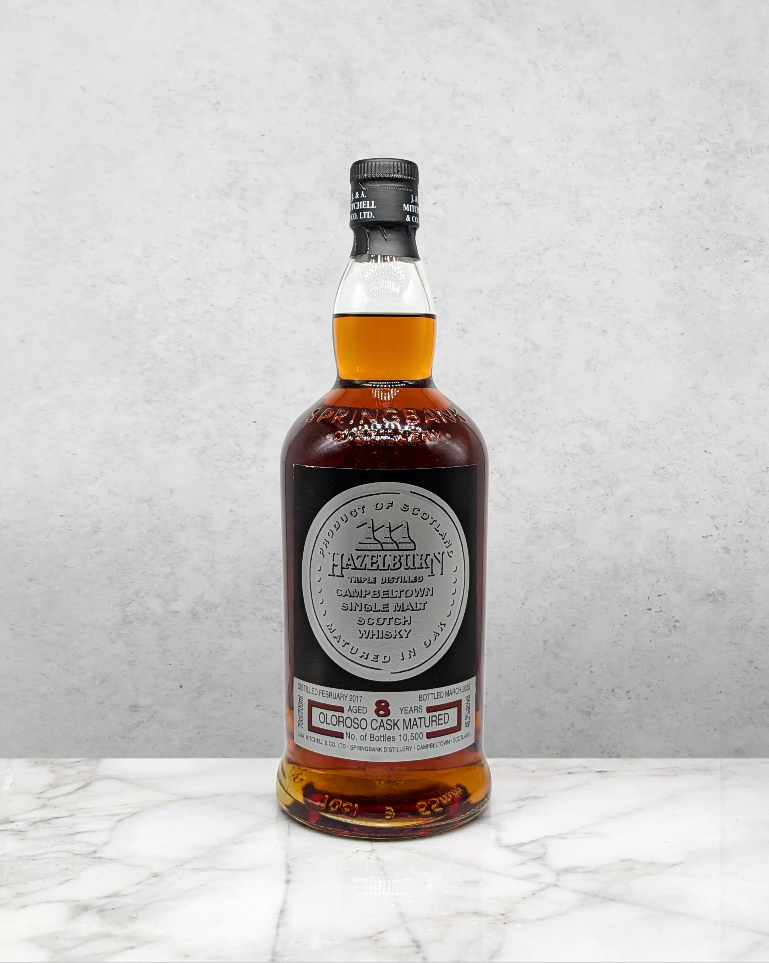 Hazelburn 8 Year Oloroso Sherry Single Malt Scotch 700ml