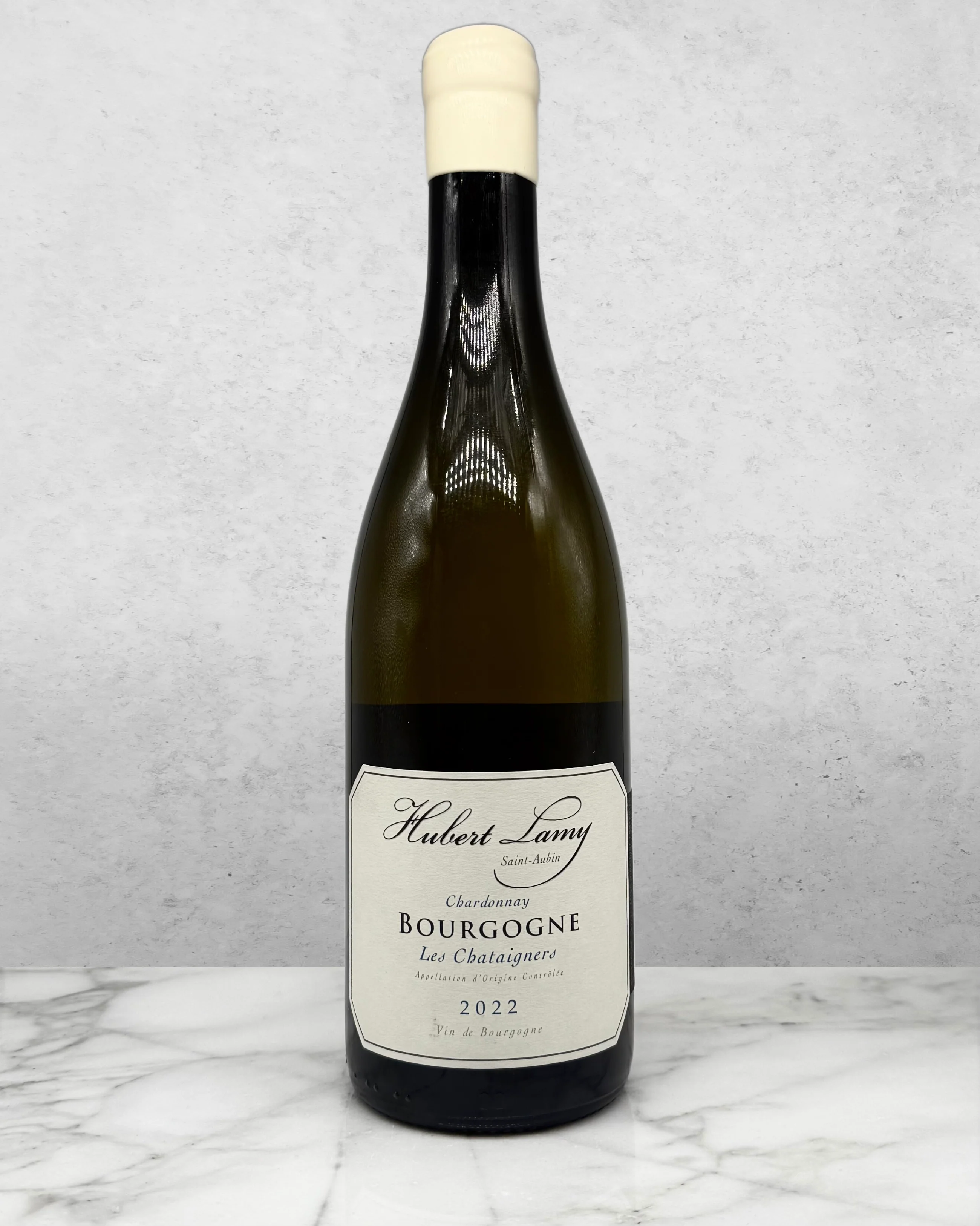 Hubert Lamy, Chardonnay, Bourgogne Blanc "Les Chataigners" Saint-Aubin, Côte de Beaune, Burgundy, France 2022