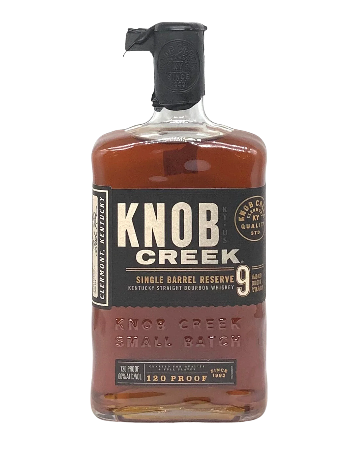 Knob Creek 9 Year Single Barrel Reserve Kentucky Bourbon 120 Proof