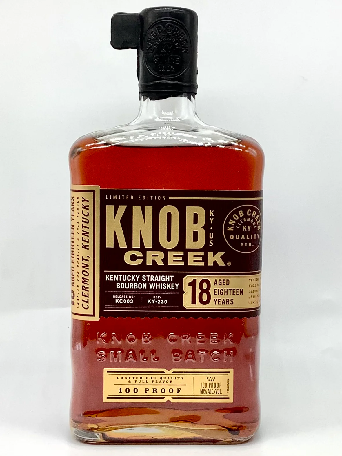 Knob Creek 18 Year Old Kentucky Straight Bourbon Whiskey