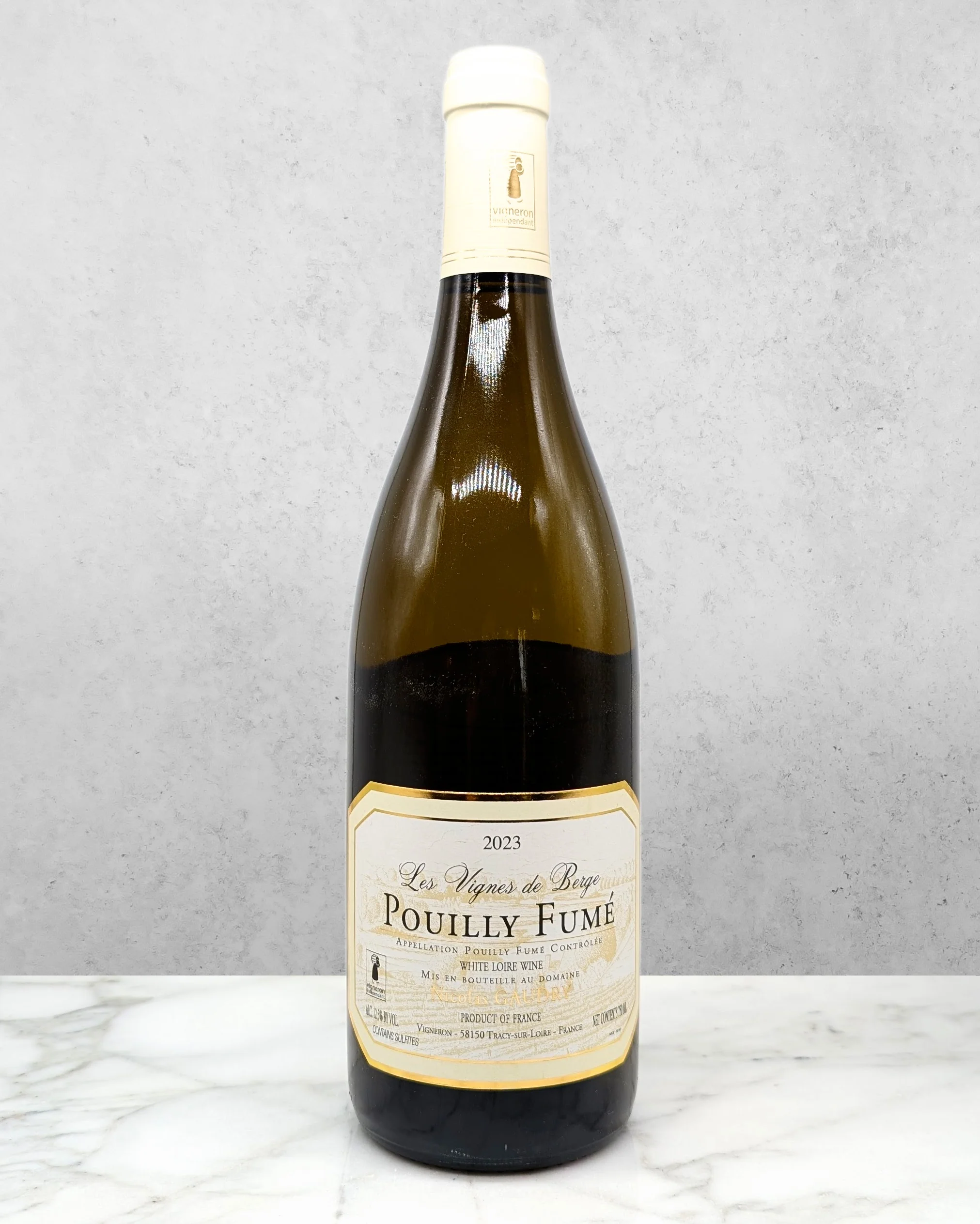 Nicolas Gaudry, Sauvignon Blanc, Pouilly-Fumé "Les Vignes de Berge" Loire Valley, France 2023