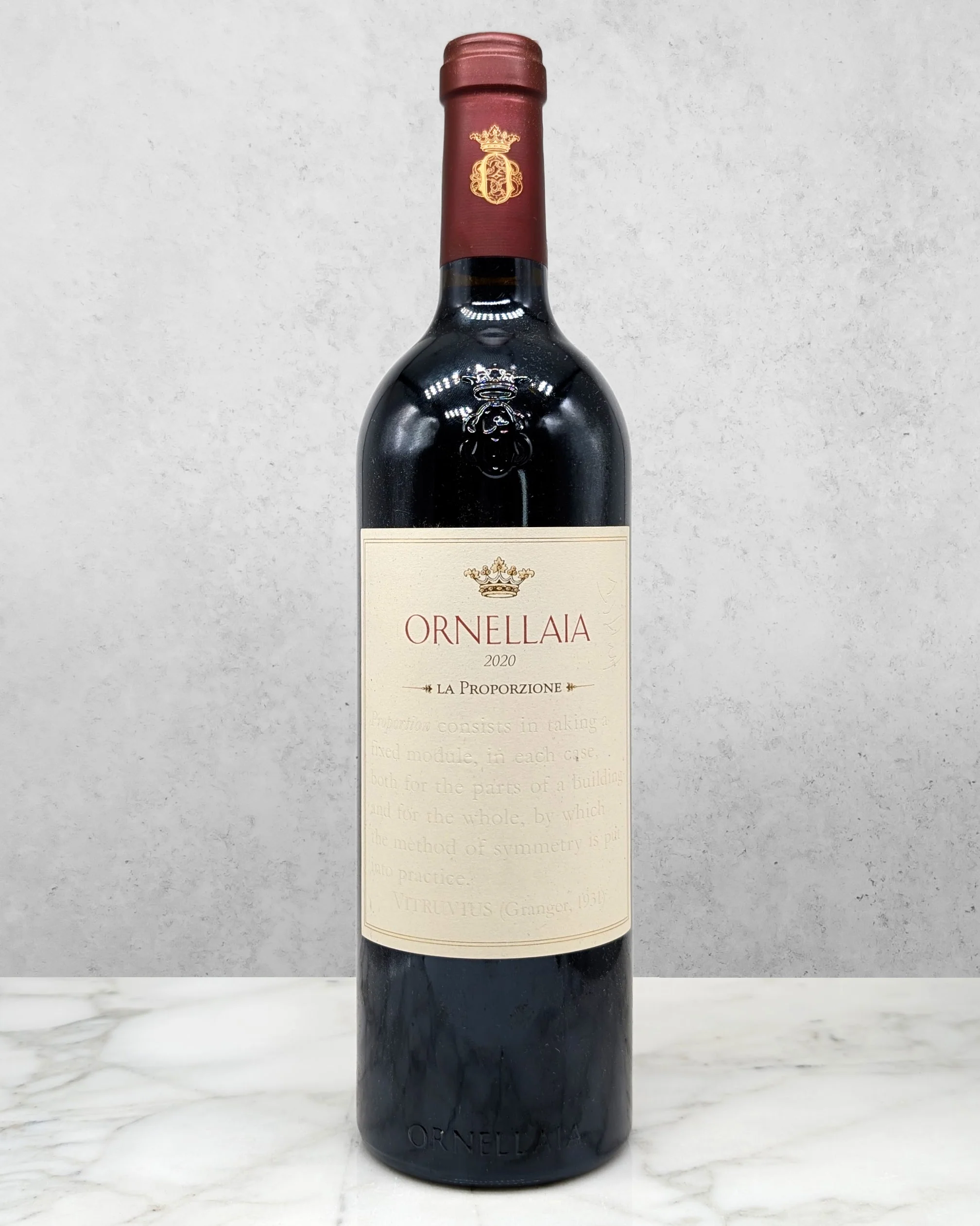 Ornellaia, Super Tuscan Blend, Bolgheri Superiore "La Proporzione" Tuscany, Italy 2020 (Artist Label)