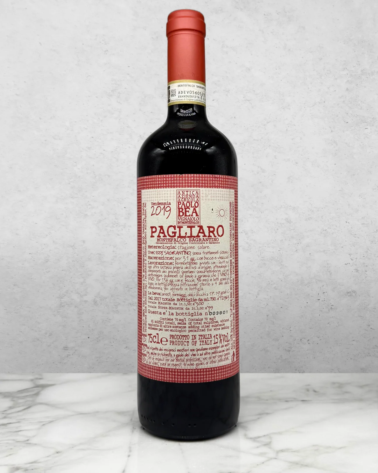 Paolo Bea, Sagrantino Pagliaro, Montefalco, Tuscany, Italy 2019
