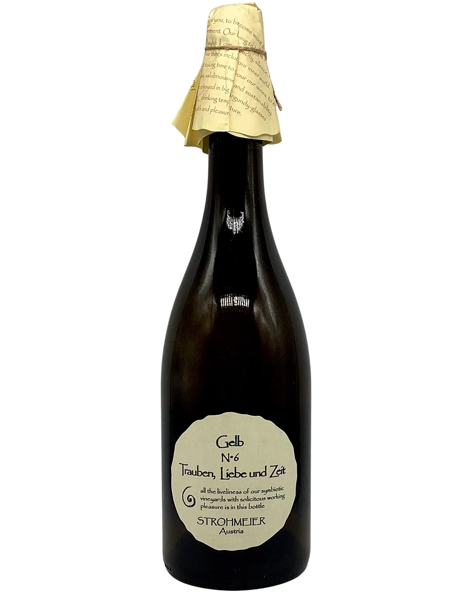 Strohmeier, Chardonnay "Trauben, Liebe und Zeit Gelb No. 6" Styria, Austria 2019