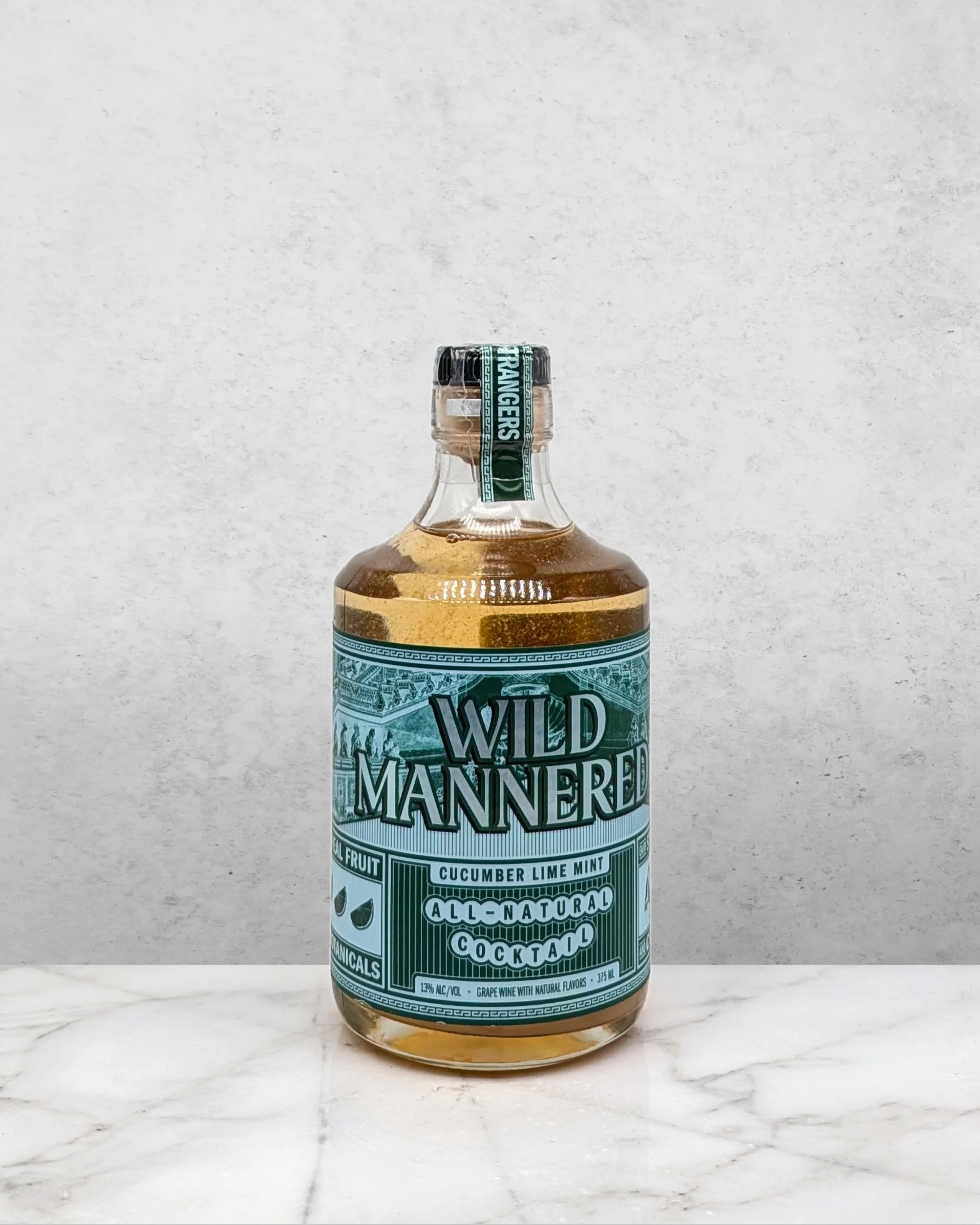 Wild Mannered Cucumber, Lime & Mint Cocktail 375ml